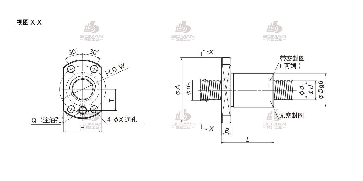 MSFD1602.5-4-NSK MSFD滚珠丝杠