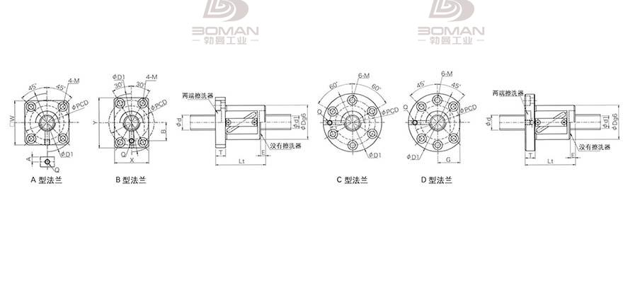 KURODA GR2525DS-BALR 黑田丝杆替换尺寸图片视频