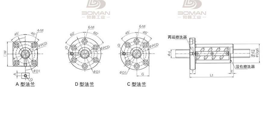 KURODA GR2505DT-AALR 日本黑田精工丝杠钢珠安装方法