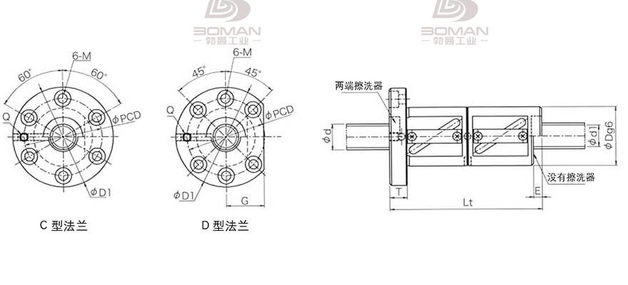KURODA GR5012DD-CALR 日本黑田精工丝杠钢珠安装方法