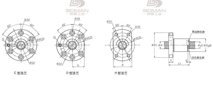 KURODA GD1605JS-DDPR 黑田精工丝杆规格说明
