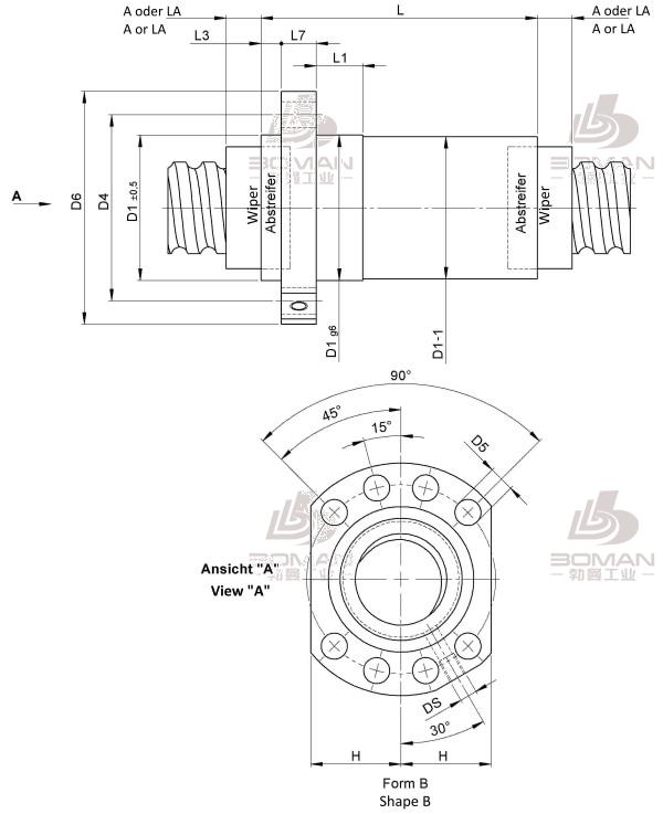 STEINMEYER施坦梅尔 3526/30.60.9.3E steinmeyer丝杠钢珠