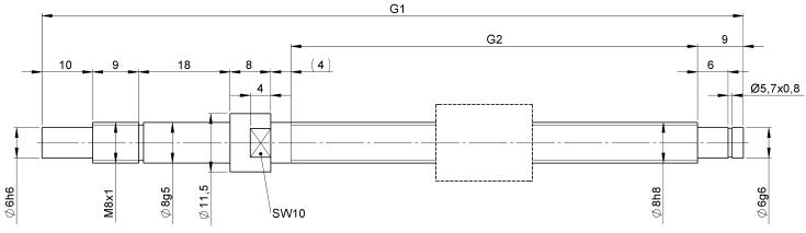 STEINMEYER施坦梅尔 1214/0,5.8.245.270 德国施坦梅尔 丝杠