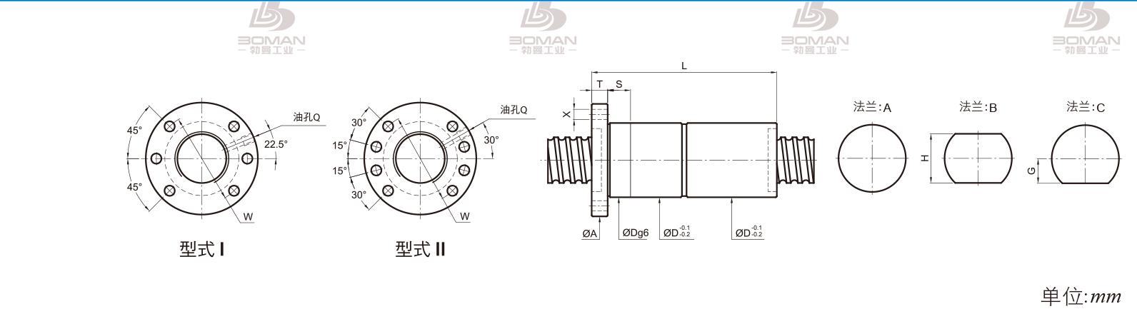 PMI FDDC2510 pmi丝杆等级