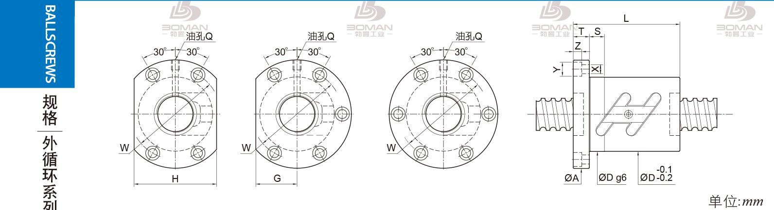 PMI FSWC8012 丝杠 PMI