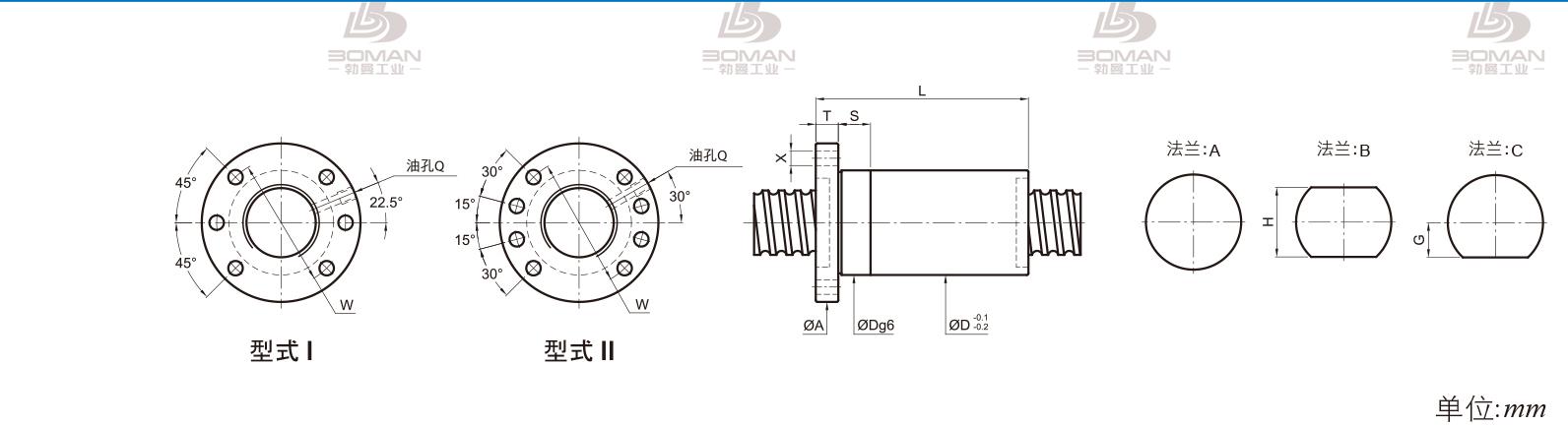 PMI FSDC1220 pmi丝杠精度