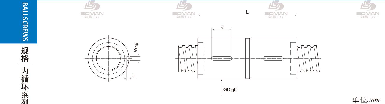 PMI RDIC4005-6 pmi滚珠丝杠ball5c