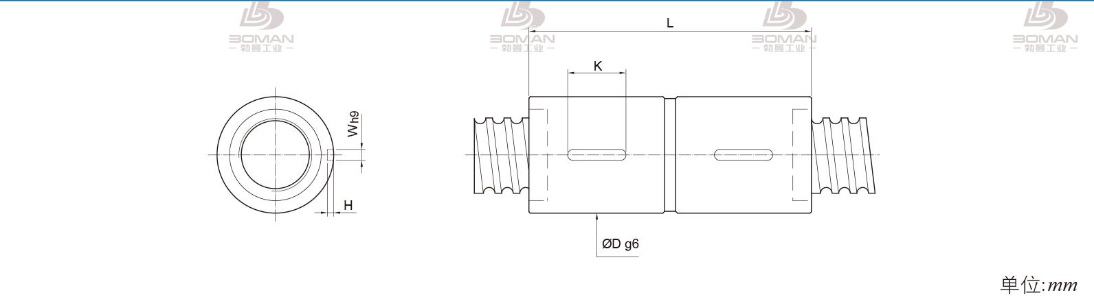 PMI RDIC5008-6 pmi 滚珠丝杠