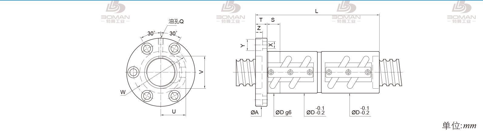 PMI FDVC-3610-5 pmi滚珠丝杠定制