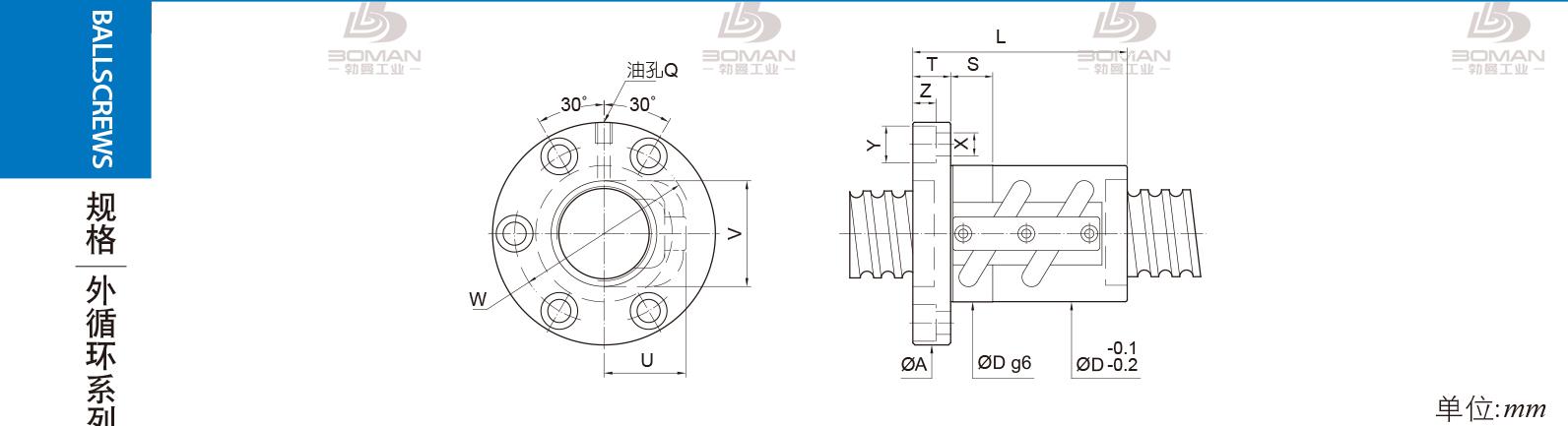 PMI FSVC4008-5 PMI TBI研磨级滚珠丝杆