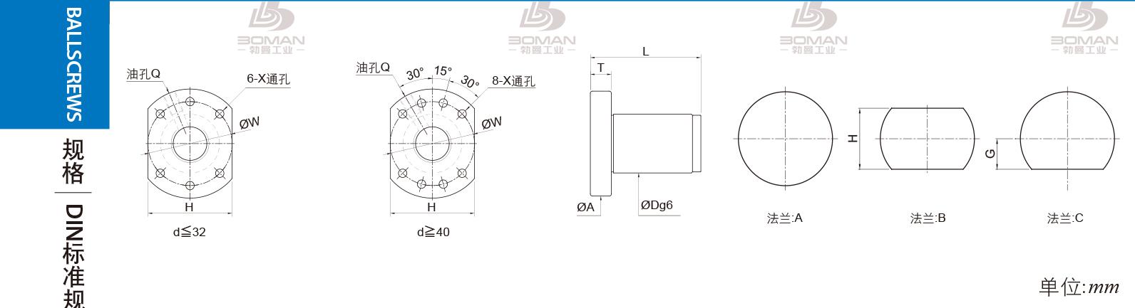 PMI FSDU1520L-2P pmi丝杆3210