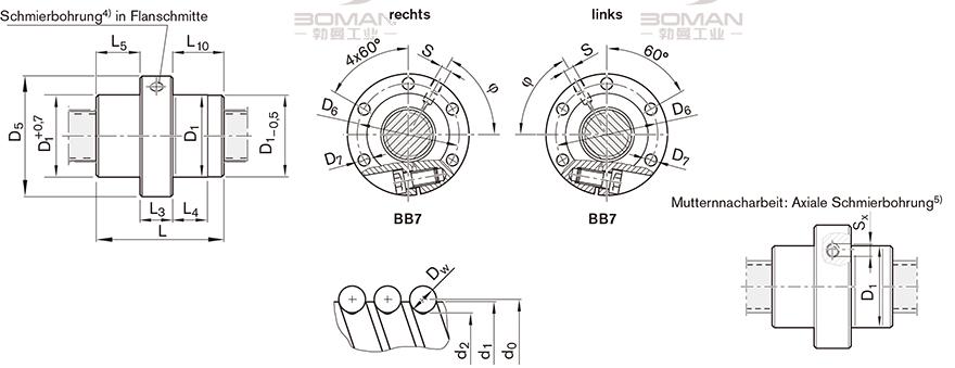 REXROTH R1552 日本TSK滚珠丝杠