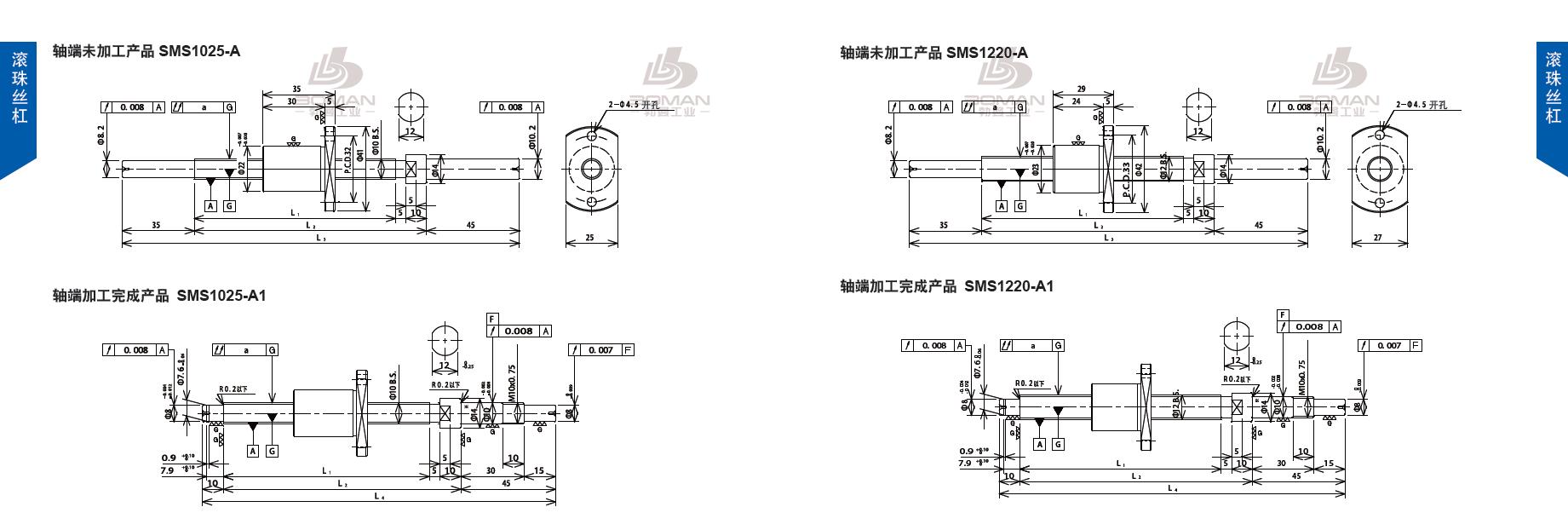 TSUBAKI SMS1025-205C3-A tsubaki是什么牌子丝杆