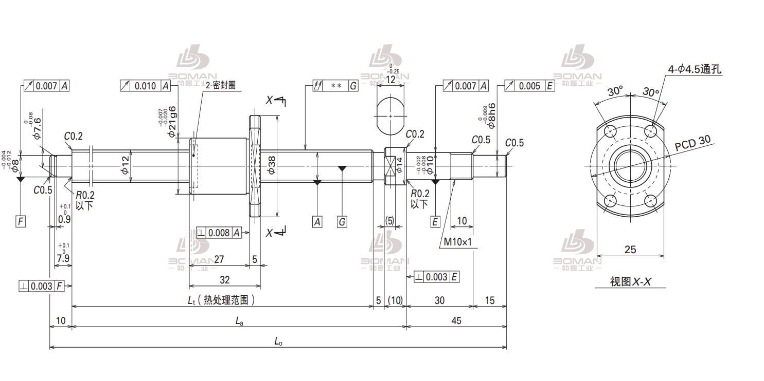 NSK W1202MA-6Y-C3T2.5-FA标准滚珠丝杠